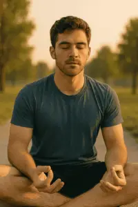 Early morning meditation 